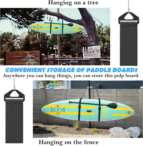 Vista 11 de Paddle Board Carry Strap, SUP Kayak Shoulder Straps Paddle Board Accessories for Women and Men