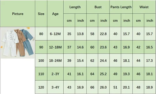 Vista 7 de Conjunto de ropa de algodón y lino de manga larga con botones y pantalones con cordón para bebé