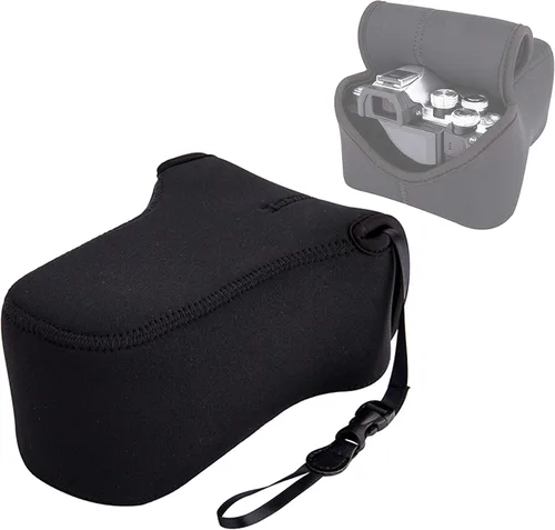 Vista 16 de JJC Funda de neopreno ultra ligera en negro para cámara, compatible con X-E4 X-T30 II X-T30 X-T20 X-T10 + lentes prime cortas, 18mm F1.4/ 27mm F2.8