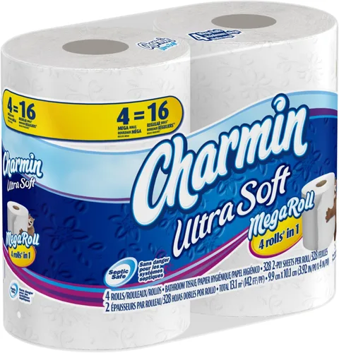 Vista 28 de Charmin Papel de baño ultra suave 16 rollos dobles = 32