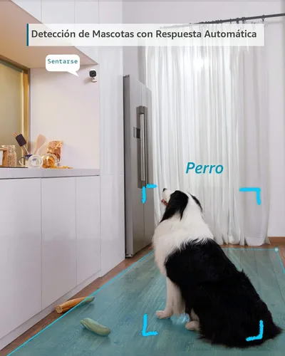 Vista 2 de eufy Security Cámara de interior C120 Kit de 3 cámaras Cámara de seguridad interior 2K Cámara enchufable con Wi-Fi IA para humanos y mascotas