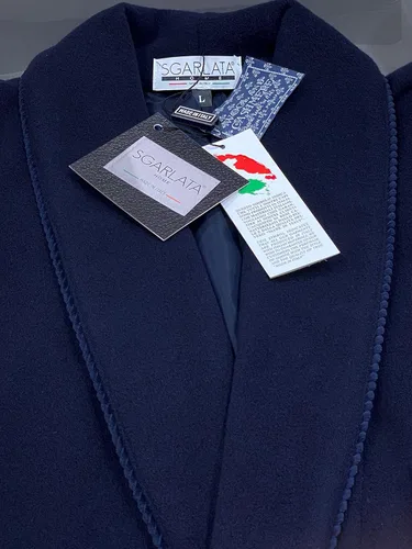 Vista 5 de Bata para hombre en lana y cachemira, modelo clásico de chal, Londres