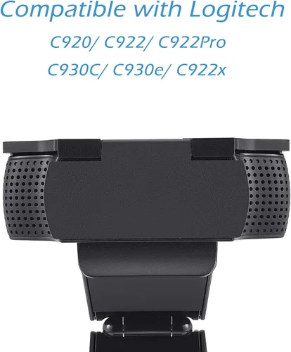Vista 3 de CloudValley Funda para cámara web Logitech C920/ C920x/ C922x/ C930e/ C922/ C920 HD Pro Stream, cubierta de cámara para proteger el lente