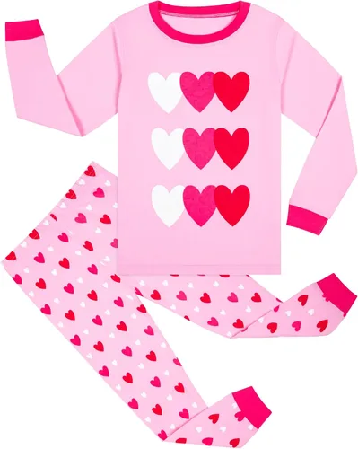 Vista 24 de HONGTEYA Conjunto de ropa de algodón de manga larga para niños y niñas 3-8T 1 coche de Navidad larga