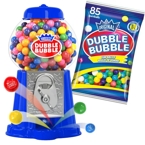 Vista 7 de Máquina de chicles para niños de 8.5" - Máquina de chicle que funciona con monedas y alcancía de juguete - Dispensador de máquina de dulces incluye