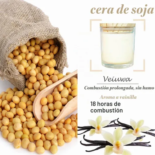 Vista 3 de 12 velas de soja blanca a granel de 6 onzas, juego de velas perfumadas de vainilla, velas de aromaterapia a granel, gran vela perfumada para aliviar