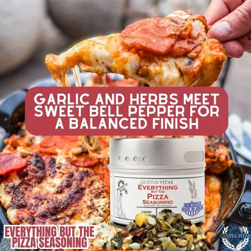 Vista 5 de Everything But the Pizza Seasoning Todo natural Sin OMG 1.0 oz (28 g) Mezcla de especias gourmet Lote pequeño Masaje artesanal Paquete