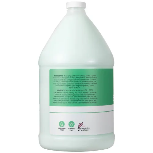 Vista 3 de Ginger Lily Farms Club & Fitness Loción de mantequilla calmante para piel seca, 100% vegana y libre de crueldad, aroma a aloe vera, repuesto de 1