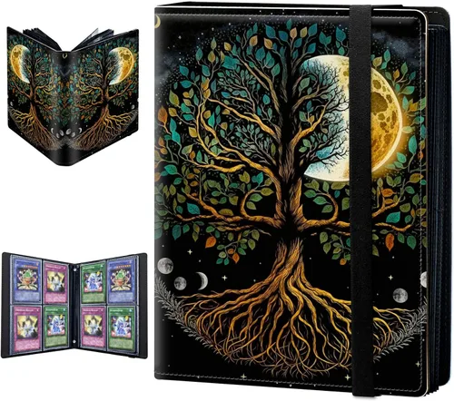 Vista 14 de Carpeta para tarjetas intercambiables, 4 bolsillos para tarjetas intercambiables, 160 bolsillos de doble cara, fundas para tarjetas