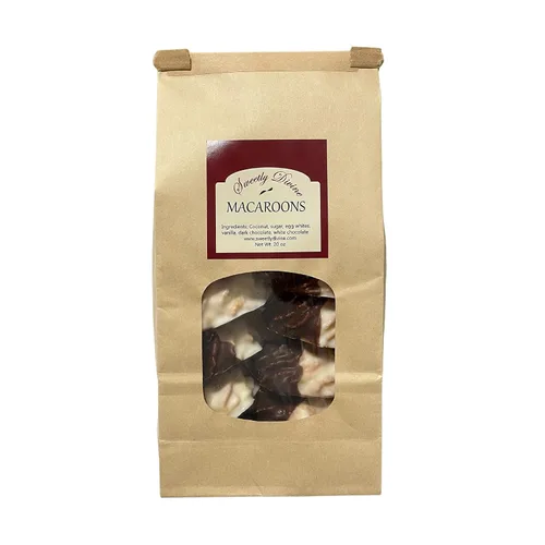 Vista 2 de Sweetly Divine Macarrones gourmet hechos a mano, galletas de macarrones bañadas en chocolate