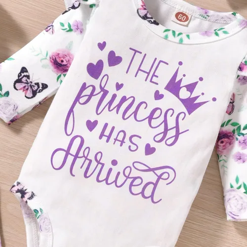 Vista 5 de Aalizzwell Traje floral de manga larga para bebé niña otoño invierno