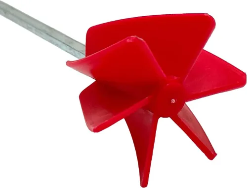 Vista 2 de Edward Tools Accesorio para taladro mezclador de pintura, mezclador de hélice para 1 galón de pintura epoxi, resina, silicona, paleta agitadora