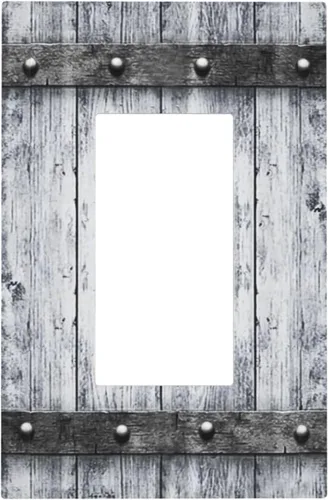 Vista 10 de Taupe Beige Marrón Gris Abstracto Arte 1-Banda Interruptor de Luz Doble de Recepción Placa de Pared Toma Cubiertas Eléctricas Decorativas Modernas