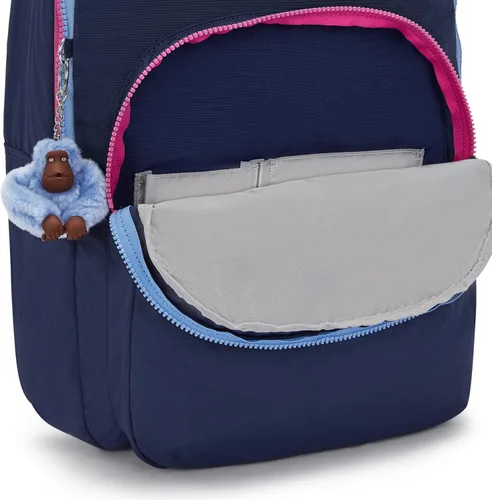 Vista 5 de Kipling Mochila para portátil Seoul de 15 pulgadas para mujer, duradera, espaciosa, con correas acolchadas para el hombro, funda protectora