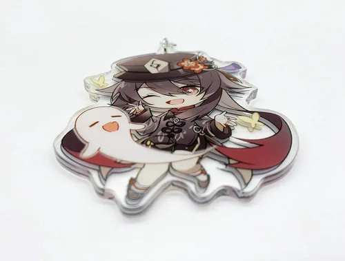 Vista 39 de YJacuing Genshin Impact - Figura de llavero de acrílico