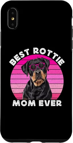 Vista 7 de Funda para iPhone 12 mini Rottweiler Mom para mujer, diseño vintage de Rott Mama Rottie