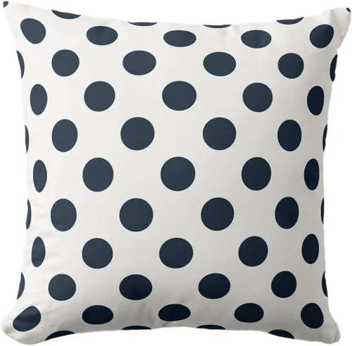 Vista 33 de Fundas de almohada de lunares negros sobre beige de 16 x 16 pulgadas, fundas de almohada decorativas rústicas y cuadradas para decoración del sofá