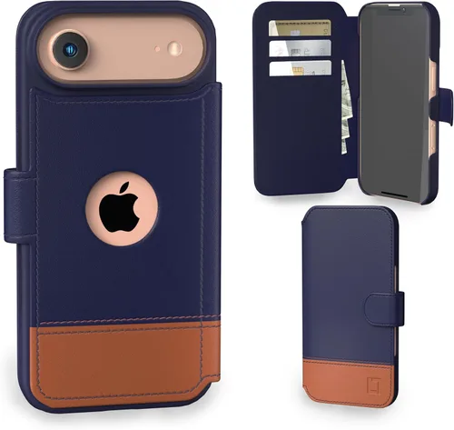 Vista 64 de LUPA Legacy Funda tipo cartera compatible con iPhone 13 Mini, funda con tarjetero, delgada y duradera, para mujeres y hombres, funda para iPhone 13