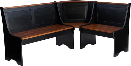 Vista 11 de Linon Home Decor Sadie Antique, Black Nook