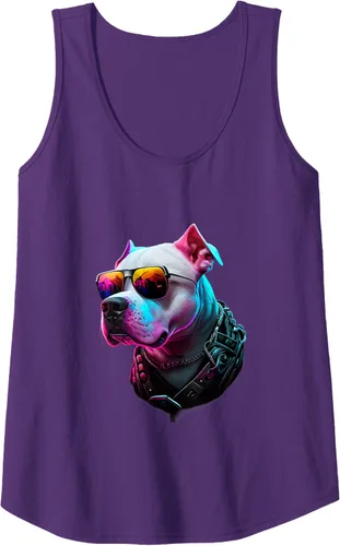 Vista 10 de Dogo Argentino Dogs Dogo Argentinos - Camiseta sin mangas, Negro