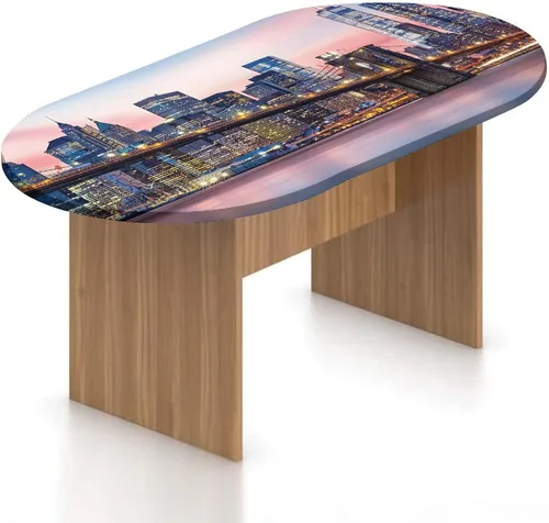 Vista 19 de XISUNYA Mantel ajustable ovalado de poliéster con bordes elásticos nocturnos, estampado de galaxia y nebulosa de la Vía Láctea, se adapta a mesas