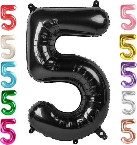 Vista 22 de Globos del números 0 de 40 pulgadas para formar los números 10, 20, 30, 40, 50, 60, 70, 80, 90, 100, para decoración de cumpleaños, bodas, eventos