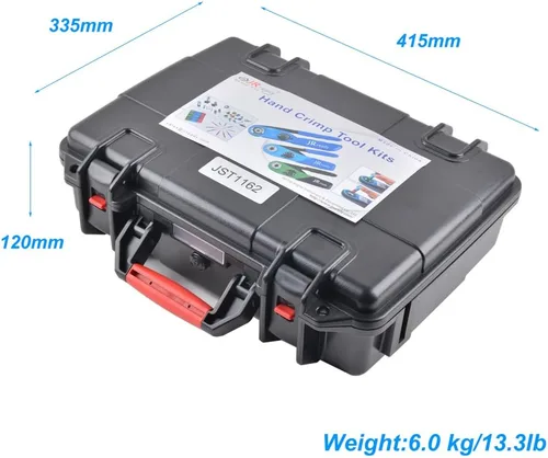 Vista 6 de JRready Kit de herramientas de prensado JST1162-ASF1 M22520 1 01 crimpadora NUEVO ASF1 Contactos sólidos ajustables Crimpadora para rango de cables