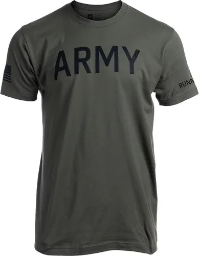 Vista 26 de Army PT Style Shirt - U.S. Military Physical Training Infantry Veteran Workout T-Shirt