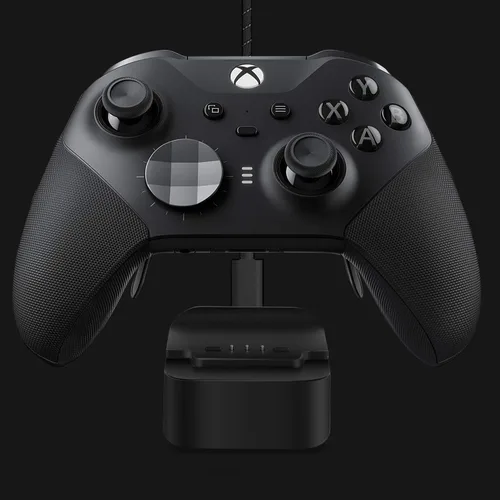 Vista 5 de Paquete completo de componentes para Xbox Elite Controller Series 2 Kit de reparación de piezas de repuesto con estuche de almacenamiento, base