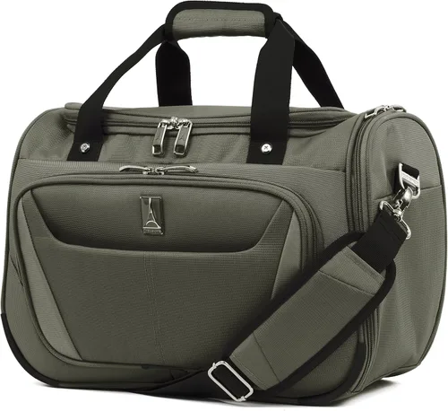 Vista 5 de Travelpro Luggage Maxlite 5 Juego de 2 piezas Bolsa suave y enrollable de 22 pulgadas Verde pizarra