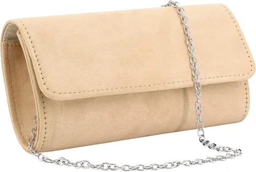 Vista 11 de Naimo - Deslumbrante bolsa pequeña de solapa, con cadena desmontable para eventos nocturnos.