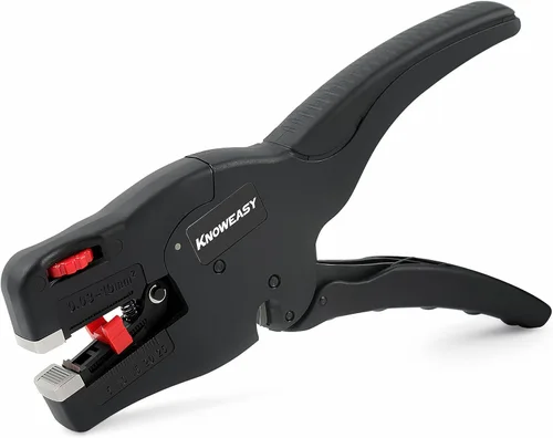Vista 7 de Pelador de cables, herramienta de pelado de cables Knoweasy con cortador y herramienta de pelado de cables 2 en 1 funciona para electrónico