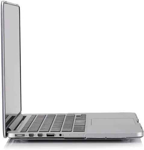 Vista 4 de RUBAN Funda para MacBook Retina Pro de 15 pulgadas A1398 (2015-2012), carcasa rígida de plástico liso mate con cubierta de teclado de TPU