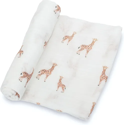 Vista 16 de LollyBanks Manta para Envolver, Mantas de Muselina 100% Algodón para Niños y Niñas, Manta de Recepción para Recién Nacido Grande de 47 x 47