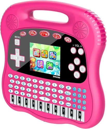 Vista 8 de Tableta de aprendizaje para niños, pantalla a color HD de 3.0 pulgadas, alfabeto, palabras, matemáticas, juegos, música, preescolar, electrónica