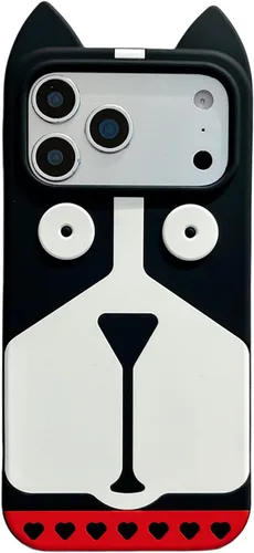 Vista 17 de Funda fea compatible con iPhone 11, 3D Kawaii payaso caricatura, divertido protector de silicona suave a prueba de golpes para mujeres y niñas
