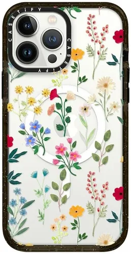Vista 110 de CASETiFY Impact - Funda para iPhone 13 [protección contra caídas de 6.6 pies/compatible con Magsafe] Black Kingsnake, color negro transparente