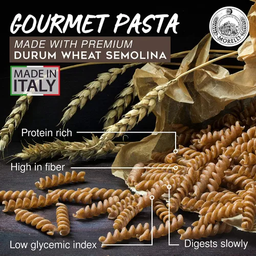 Vista 7 de Morelli Fideos de pasta Penne de trigo italiano orgánico - 17.6 oz