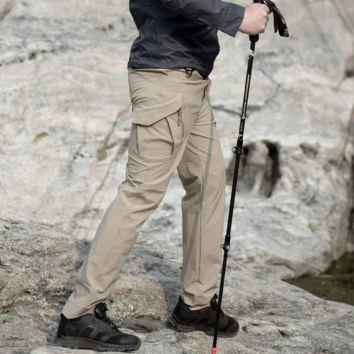 Vista 7 de ReFire Gear Pantalones tácticos de secado rápido para hombre, ligeros de verano, para exteriores, senderismo, cargo
