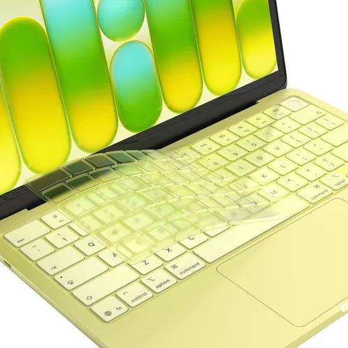 Vista 12 de EooCoo Funda de teclado para MacBook Neo, Pro 14/16, Air 13/15, color negro