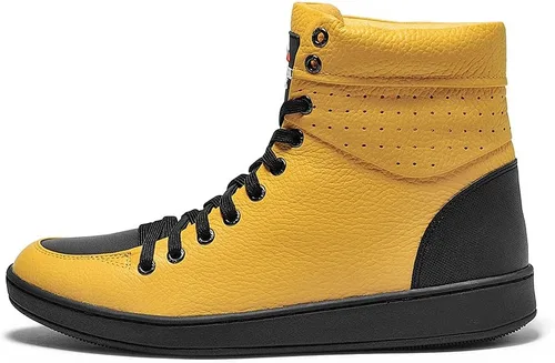 Vista 12 de TRAVEL FOX Unisex Clásico 900 Nappa Cuero Puntera Redonda con Cordones Altas Tops