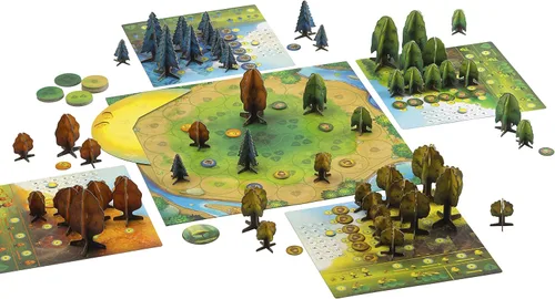 Vista 5 de Blue Orange Games Juego de Mesa Fotosíntesis - Juego de Mesa de Estrategia Familiar o para Adultos Galardonado para 2 a 4 Jugadores. Recomendado