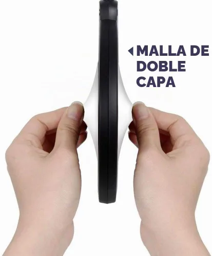 Vista 2 de Studio Micrófono Mic viento visualización Filtro pop filtro Pop dragonpad Soporte Giratorio 360 flexible cuello de cisne Holder, Negro/Blanco