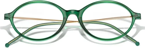 Vista 5 de VISOONE Oval Blue Light Blocking Glasses Women Small 100% UV400 Protection