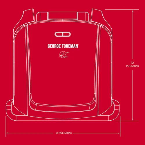 Vista 7 de George Foreman GRP1060B - Parrilla eléctrica y prensa para panini (4 porciones), color negro