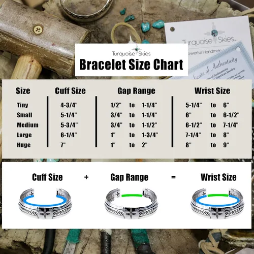 Vista 6 de Pulsera Tskies de plata de ley turquesa Aurora