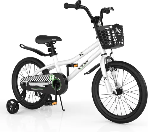 Vista 14 de BABY JOY Bicicleta para niños, 12, 14, 16, 18, 20 pulgadas, bicicletas para niños y niñas, adolescentes de 3 a 8 años o más con ruedas