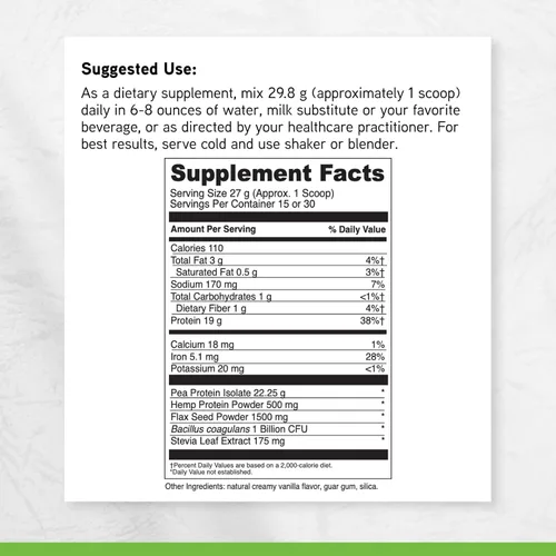 Vista 6 de DAVINCI Labs Proteína vegana - Suplemento en polvo que apoya la reparación muscular y de tejidos* - Suplemento vegano con proteína de guisante