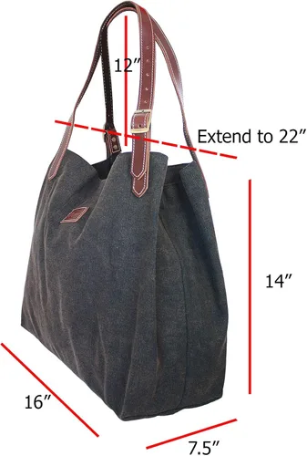 Vista 4 de Bijoux De Ja - Bolso grande para mujer, de piel auténtica