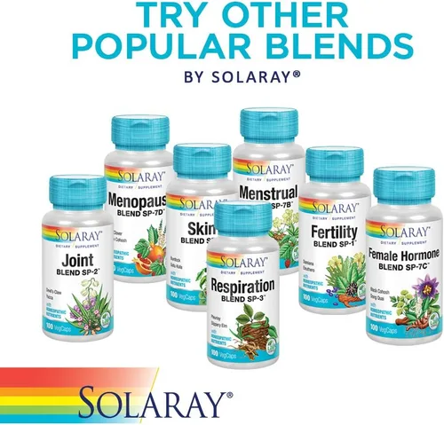 Vista 6 de Solaray Kidney Blend SP-6 Mezcla de hierbas con nutrientes de sal celular para ayudar a apoyar la función renal saludable Sin OMG, vegano